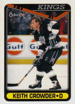 1990-91 O-Pee-Chee #476 Keith Crowder Front