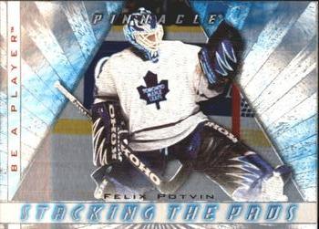1997-98 Pinnacle Be a Player - Stacking the Pads #3 Felix Potvin Front