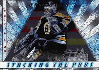 1997-98 Pinnacle Be a Player - Stacking the Pads #15 Byron Dafoe Front