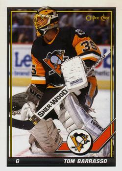 1991-92 O-Pee-Chee #402 Tom Barrasso Front