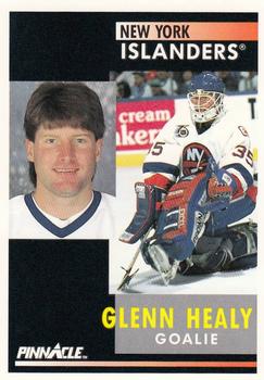 1991-92 Pinnacle #185 Glenn Healy Front