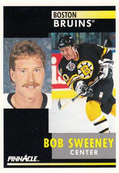 1991-92 Pinnacle #222 Bob Sweeney Front