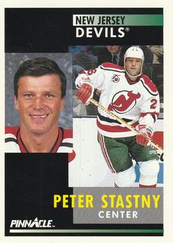1991-92 Pinnacle #266 Peter Stastny Front
