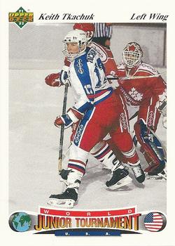1991-92 Upper Deck Czech World Juniors #85 Keith Tkachuk Front