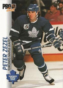 1992-93 Pro Set #187 Peter Zezel Front
