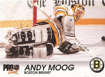1992-93 Pro Set #7 Andy Moog Front