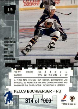 1999-00 Be a Player Millennium Signature Series - Ruby #19 Kelly Buchberger Back