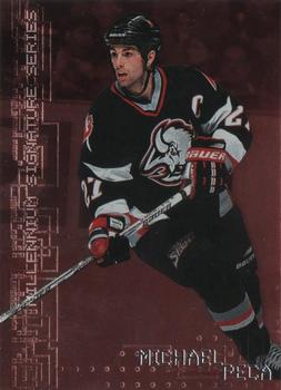 1999-00 Be a Player Millennium Signature Series - Ruby #30 Michael Peca Front