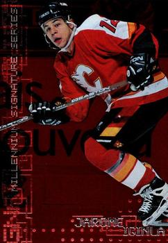1999-00 Be a Player Millennium Signature Series - Ruby #39 Jarome Iginla Front