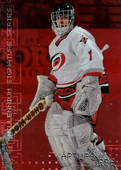 1999-00 Be a Player Millennium Signature Series - Ruby #50 Arturs Irbe Front