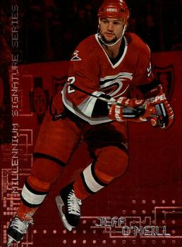 1999-00 Be a Player Millennium Signature Series - Ruby #51 Jeff O'Neill Front