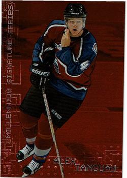 1999-00 Be a Player Millennium Signature Series - Ruby #73 Alex Tanguay Front