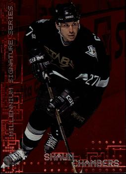 1999-00 Be a Player Millennium Signature Series - Ruby #83 Shawn Chambers Front