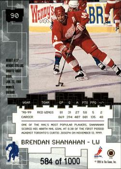 1999-00 Be a Player Millennium Signature Series - Ruby #90 Brendan Shanahan Back