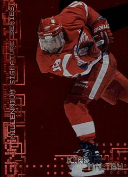 1999-00 Be a Player Millennium Signature Series - Ruby #93 Kirk Maltby Front