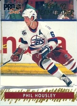 1992-93 Pro Set - Gold Team Leaders #14 Phil Housley Front