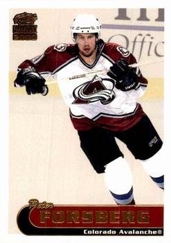 1999-00 Pacific Paramount - Gold #63 Peter Forsberg Front
