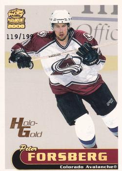 1999-00 Pacific Paramount - Holo-Gold #63 Peter Forsberg Front