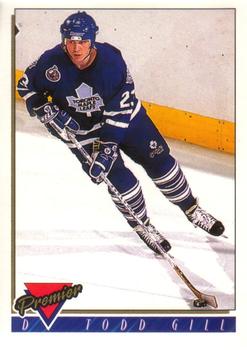 1993-94 O-Pee-Chee Premier #4 Todd Gill Front