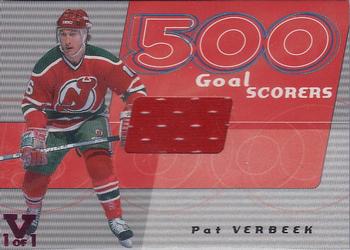 2001-02 Be a Player Signature Series - 500 Goal Scorers #S500-18 Pat Verbeek Front