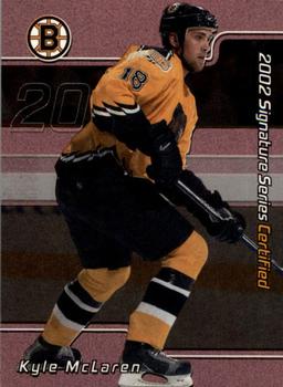 2001-02 Be a Player Signature Series - Certified 100 #C-22 Kyle McLaren Front