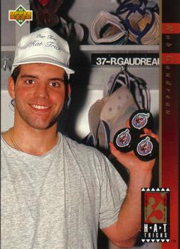 1993-94 Upper Deck - Hat Tricks #HT9 Rob Gaudreau Front