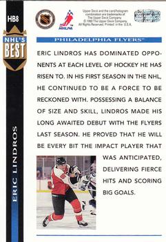 1993-94 Upper Deck - NHL's Best #HB8 Eric Lindros Back