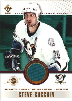 2001-02 Pacific Private Stock - Game Gear #4 Steve Rucchin Front