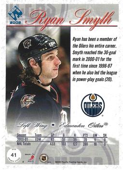 2001-02 Pacific Private Stock - Gold #41 Ryan Smyth Back