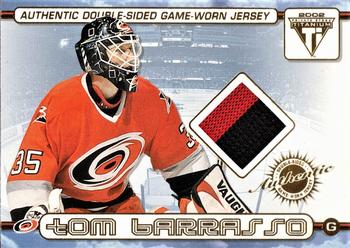 2001-02 Pacific Private Stock Titanium - Authentic Double-Sided Jerseys #44 Tom Barrasso / Arturs Irbe Front