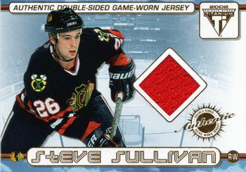 2001-02 Pacific Private Stock Titanium - Authentic Double-Sided Jerseys #73 Steve Sullivan / Mark Bell Front