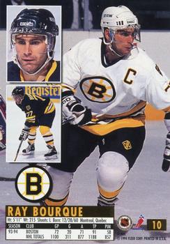 1994-95 Ultra #10 Ray Bourque Back