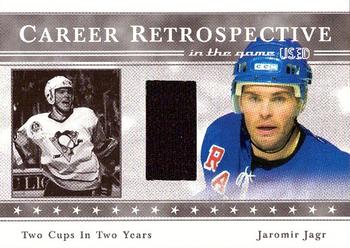 2003-04 In The Game Used Signature Series - Retrospectives #CR-2C Jaromir Jagr Front
