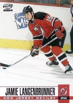 2003-04 Pacific - Red #201 Jamie Langenbrunner Front