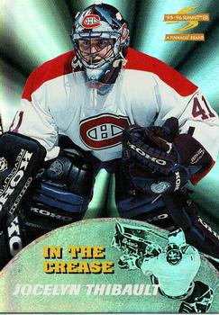 1995-96 Summit - In the Crease #7 Jocelyn Thibault Front