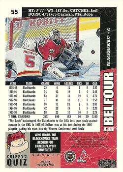 1996-97 Collector's Choice #55 Ed Belfour Back