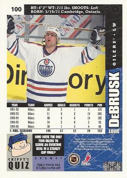 1996-97 Collector's Choice #100 Louie DeBrusk Back