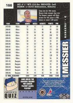 1996-97 Collector's Choice #166 Mark Messier Back