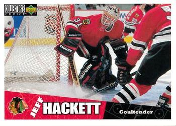 1996-97 Collector's Choice #54 Jeff Hackett Front