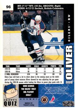 1996-97 Collector's Choice #96 David Oliver Back