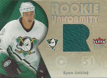 2005-06 Ultra - Rookie Uniformity Jerseys #RU-RG Ryan Getzlaf Front
