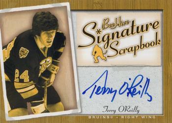 2005-06 Upper Deck Beehive - Signature Scrapbook #SS-TO Terry O'Reilly Front