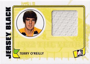 2009-10 In The Game 1972 The Year In Hockey - Game Used Jersey Black #M-28 Terry O'Reilly  Front