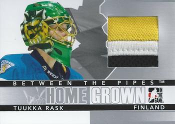 2009-10 In The Game Between The Pipes - Homegrown Silver #HG-08 Tuukka Rask  Front