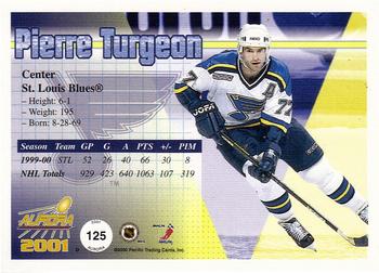 2000-01 Pacific Aurora #125 Pierre Turgeon Back