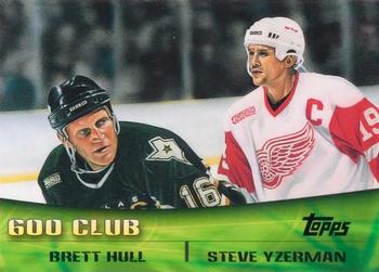 2000-01 Topps - Combos #TC9 Brett Hull / Steve Yzerman Front