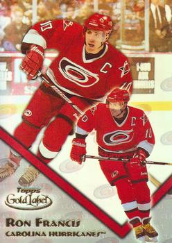 2000-01 Topps Gold Label #80 Ron Francis Front