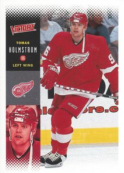 2000-01 Upper Deck Victory #89 Tomas Holmstrom Front