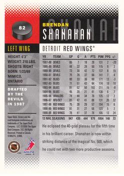 2000-01 Upper Deck Victory #82 Brendan Shanahan Back