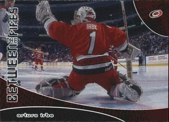 2001-02 Be a Player Between the Pipes #99 Arturs Irbe Front